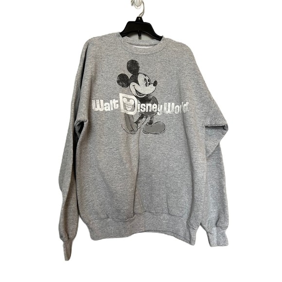 Disney Tops - Walt Disney World crewneck sweatshirt gray Size M